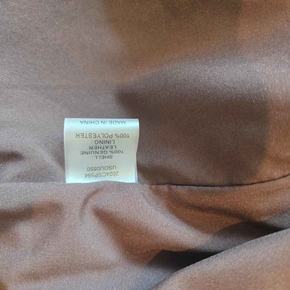 Leeron Leather Moto Jacket - Chili Chocolate - Picture 4 of 13